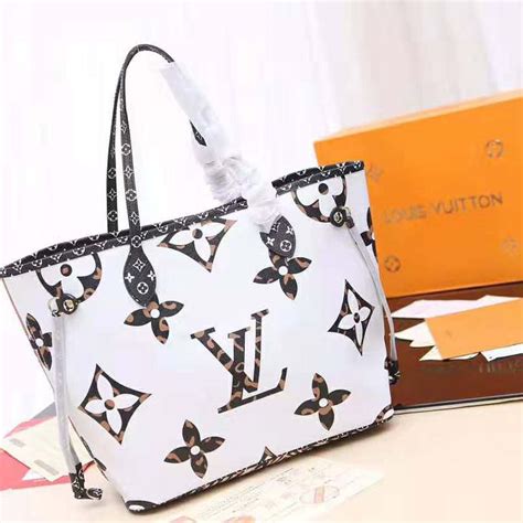 lv tote white|Louis Vuitton oversized tote.